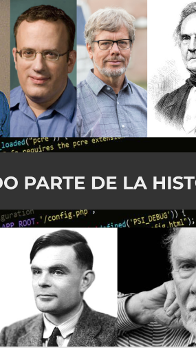 Imagen parte del rompe cabezas, muestra figuras historicas y la frase 'O PARTE DE LA HIST'